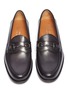 Detail View - Click To Enlarge - ANTONIO MAURIZI - Horsebit leather loafers