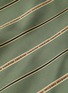 Detail View - Click To Enlarge - KIMHĒKIM - Logo embroidered stripe asymmetric midi skirt