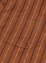  - KIMHĒKIM - Logo embroidered stripe mandarin collar shirt