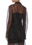 Back View - Click To Enlarge - KIMHĒKIM - 'Guifei' sheer double-breasted organza jacket