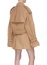 Back View - Click To Enlarge - KIMHĒKIM - Belted double-breasted trench jacket