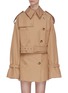 Main View - Click To Enlarge - KIMHĒKIM - Belted double-breasted trench jacket
