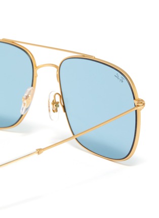 Detail View - Click To Enlarge - RAY-BAN - 'RB3595' metal aviator sunglasses