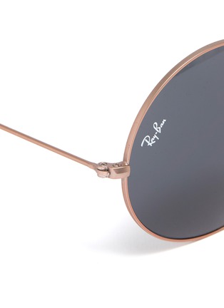 Detail View - Click To Enlarge - RAY-BAN - 'JA-JO' metal round sunglasses