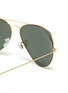 Detail View - Click To Enlarge - RAY-BAN - 'Aviator Gradient' mirror metal round sunglasses