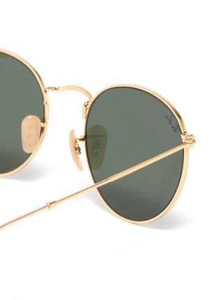 Detail View - Click To Enlarge - RAY-BAN - 'Round' metal sunglasses