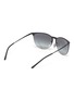 Figure View - Click To Enlarge - RAY-BAN - 'RB3652' rimless metal angular frame sunglasses