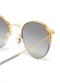 Detail View - Click To Enlarge - RAY-BAN - 'RB3578' metal round sunglasses