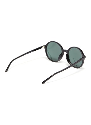 Figure View - Click To Enlarge - RAY-BAN - 'RB4304' acetate front nylon oversized round sunglasses