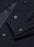 - MING MA - String tie pleated sleeve wool coat