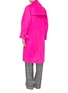 Back View - Click To Enlarge - MING MA - Flap pocket wool coat