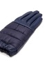 Detail View - Click To Enlarge - ARISTIDE - Puffer panel leather gloves