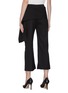 Back View - Click To Enlarge - 3.1 PHILLIP LIM - Drape knit panel cropped suiting pants