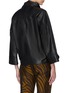 Back View - Click To Enlarge - 3.1 PHILLIP LIM - Asymmetric panelled boxy leather blouse