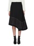 Main View - Click To Enlarge - 3.1 PHILLIP LIM - Asymmetric panelled flared wool skirt