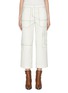 Main View - Click To Enlarge - 3.1 PHILLIP LIM - Contrast top stitching twill cropped cargo pants