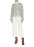 Figure View - Click To Enlarge - 3.1 PHILLIP LIM - Contrast top stitching twill cropped cargo pants