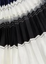Detail View - Click To Enlarge - 3.1 PHILLIP LIM - Contrast pleated asymmetric stripe hem off-shoulder dress