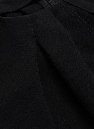 Detail View - Click To Enlarge - 3.1 PHILLIP LIM - Belted ruched collar crepe dress