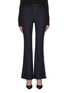 Main View - Click To Enlarge - MONSE - Zip cuff stripe jacquard outseam pants