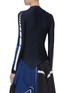 Back View - Click To Enlarge - MONSE - Stripe logo sleeve cycling top