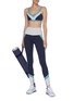 Figure View - Click To Enlarge - BEYOND YOGA - 'True' colourblock sports bra