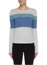 Main View - Click To Enlarge - BEYOND YOGA - Colourblock panelled sweatshirt