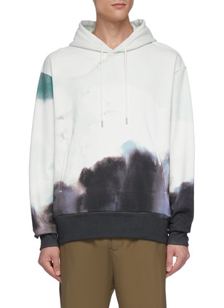 Main View - Click To Enlarge - FENG CHEN WANG - Abstract watercolour print hoodie