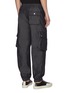 Back View - Click To Enlarge - FENG CHEN WANG - Washed denim cargo jogging pants