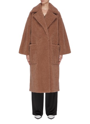 Main View - Click To Enlarge - NANUSHKA - 'Imogen' patch pocket oversized faux fur coat