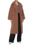 Figure View - Click To Enlarge - NANUSHKA - 'Imogen' patch pocket oversized faux fur coat