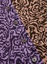  - NANUSHKA - 'Sid' colourblock panelled animal print shirt