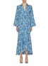 Main View - Click To Enlarge - RHODE RESORT - 'Gia' flared sleeve tapestry print V-neck dress