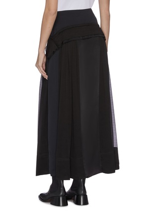 Back View - Click To Enlarge - 3.1 PHILLIP LIM - Panelled rushed midi skirt