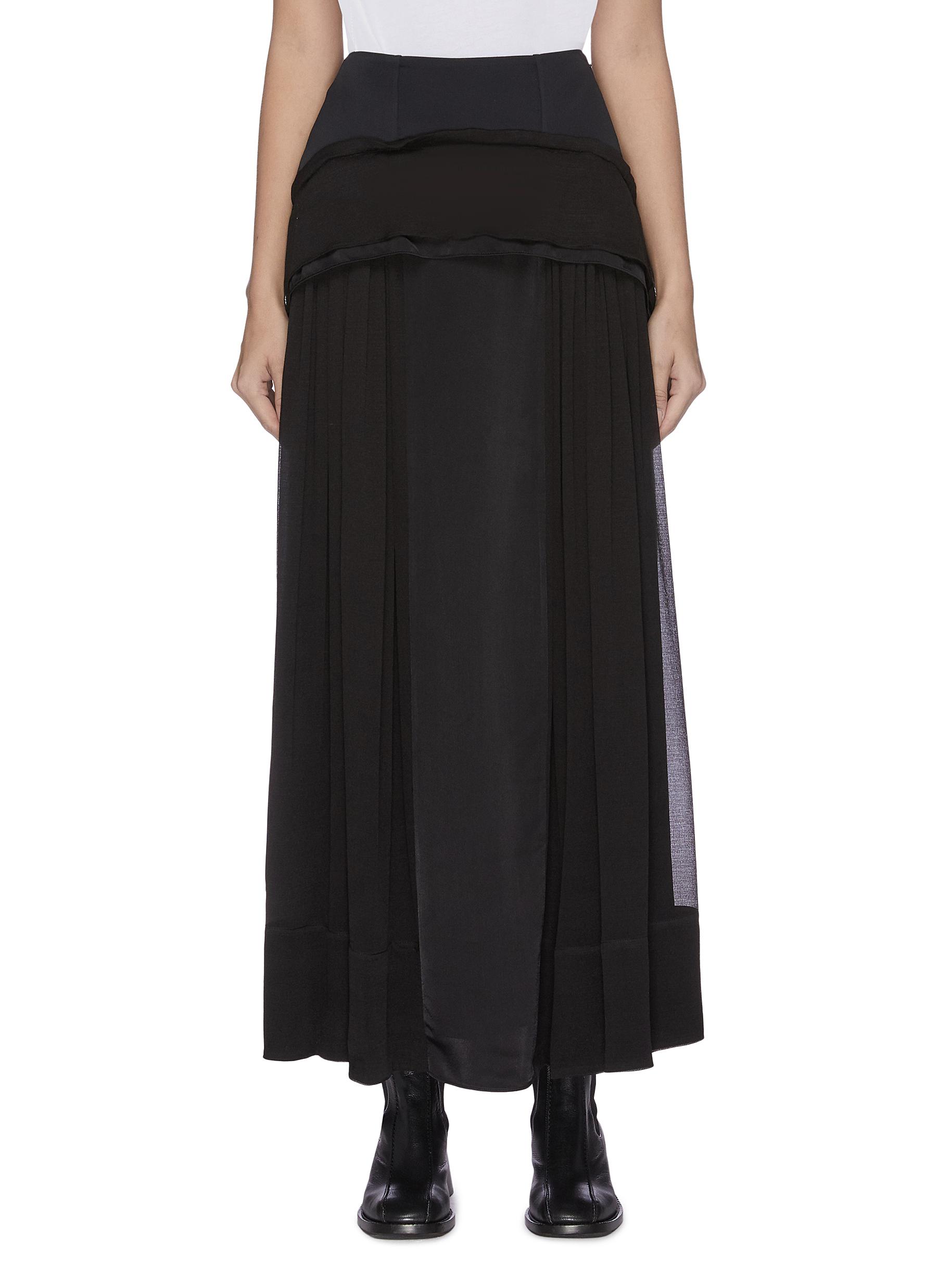 Panelled rushed midi skirt by 3.1 Phillip Lim