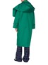 Back View - Click To Enlarge - SHORT SENTENCE - Hooded flap panel trench coat