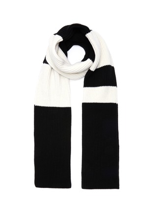 Main View - Click To Enlarge - JOSEPH - Colourblock rib knit scarf
