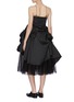 Back View - Click To Enlarge - SHUSHU/TONG - Detachable tulle underlay gathered ruffle dress