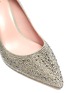 Detail View - Click To Enlarge - PEDDER RED - 'Reese' strass leather pumps