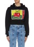 Main View - Click To Enlarge - FIORUCCI - 'Cherries Matchbox' graphic logo print cropped hoodie