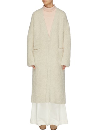 Main View - Click To Enlarge - CRUSH COLLECTION - Cashmere blend cardi coat