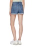 Back View - Click To Enlarge - RAG & BONE - 'Nina' raw roll cuff denim shorts