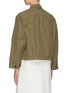 Back View - Click To Enlarge - RAG & BONE - 'Army' patch pocket oversized cropped shirt jacket