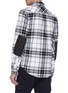 Back View - Click To Enlarge - AZTECH MOUNTAIN - Check plaid long sleeve shirt