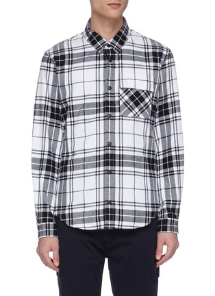 Main View - Click To Enlarge - AZTECH MOUNTAIN - Check plaid long sleeve shirt