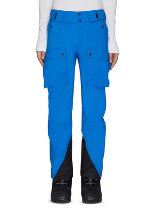 Main View - Click To Enlarge - AZTECH MOUNTAIN - 'Hayden' colourblock panel 3 layer waterproof shell pants