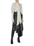 Figure View - Click To Enlarge - PETAR PETROV - Buckled asymmetric drape leather wrap skirt