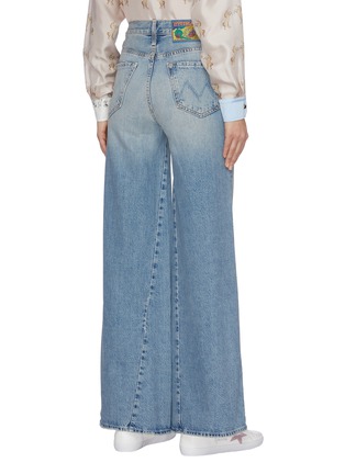 Back View - Click To Enlarge - MOTHER - 'The Enchanter' oversized wide leg jeans