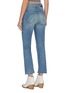 Back View - Click To Enlarge - MOTHER - 'The Tomcat Ankle Fray' ripped knee cropped jeans