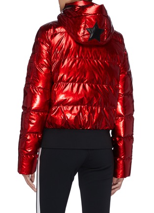 Back View - Click To Enlarge - GOLDBERGH - 'Aura' reflective hooded performance down jacket